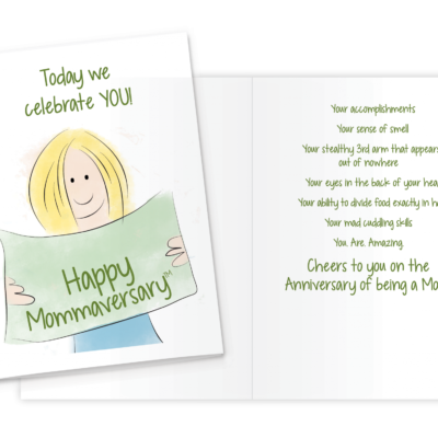 Happy Mommaversary Greeting Card