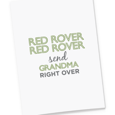 Red Rover Red Rover Greeting Card